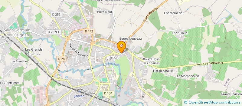 localisation de l'entreprise MADAME OMBELINE TARDIVEL  JONZAC