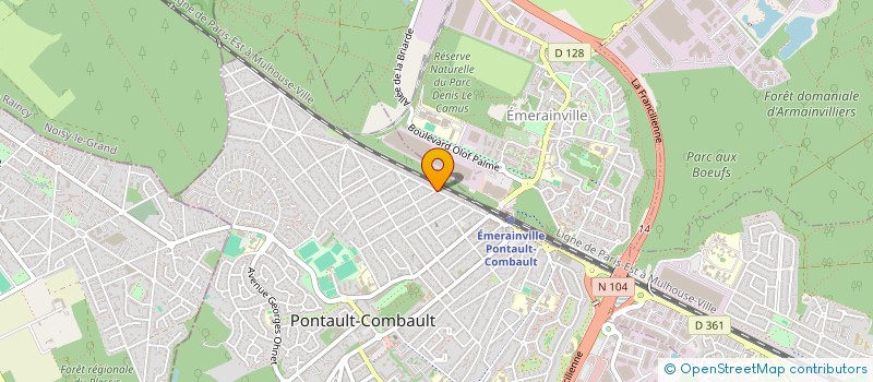 localisation de l'entreprise MADAME OMBELINE TOMBEAU DE MAISONNEUVE à PONTAULT-COMBAULT
