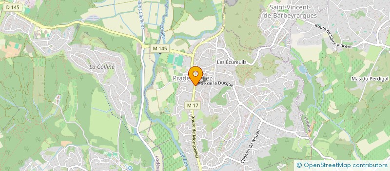 localisation de l'entreprise MADAME OMBELINE VANDAME à PRADES-LE-LEZ