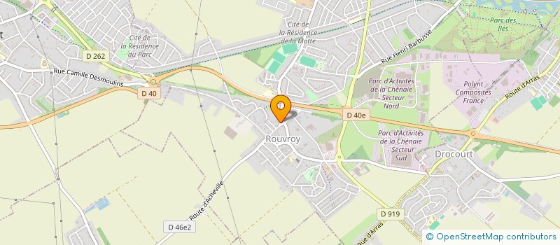 localisation de l'entreprise MADAME OMBELYNE BEHARELLE  ROUVROY