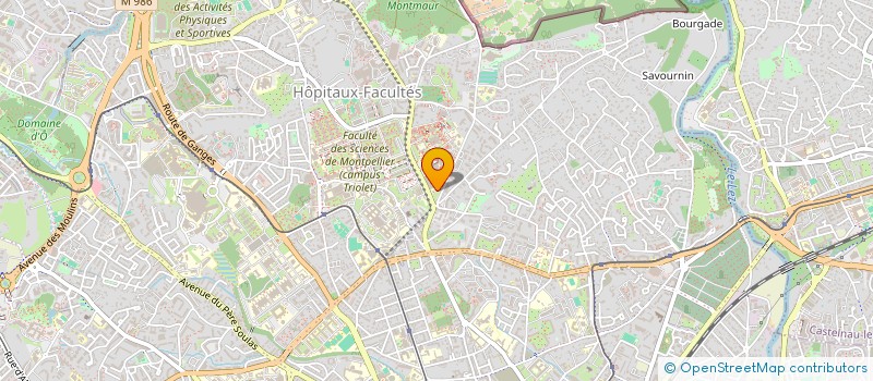 localisation de l'entreprise MADAME OMEYMA REZGUI à MONTPELLIER