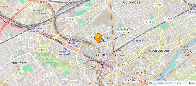 localisation de l'entreprise MADAME ON LEE à COURBEVOIE