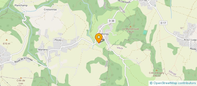 localisation de l'entreprise MADAME ONDINE AUBIER  LA BUISSE