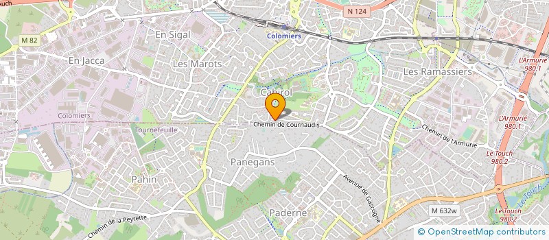 localisation de l'entreprise MADAME ONDINE CHANCERELLE à COLOMIERS