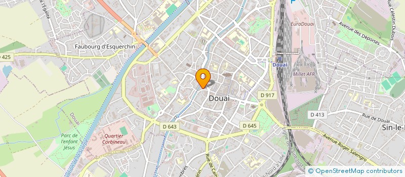 localisation de l'entreprise MADAME ONELIA LANDON  DOUAI