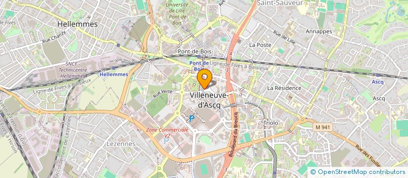 localisation de l'entreprise MADAME ONES AZOUZI à VILLENEUVE-D'ASCQ