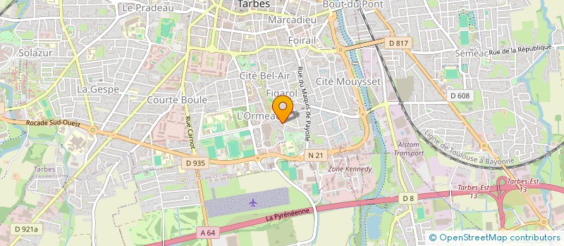 localisation de l'entreprise MADAME ONGU DAS  TARBES