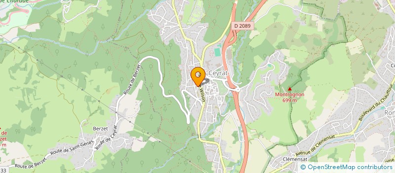 localisation de l'entreprise MADAME ONIMIHAMINA ANDRIANASOLOMALALA  CEYRAT