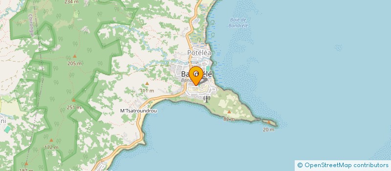 localisation de l'entreprise MADAME ONMAR ABDOU YOUSSOUF  BANDRELE