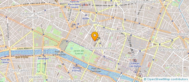 localisation de l'entreprise MADAME ONORINA BRUNO à PARIS
