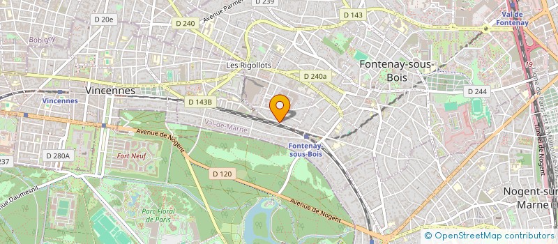 localisation de l'entreprise MADAME OONA MCALEESE à FONTENAY-SOUS-BOIS