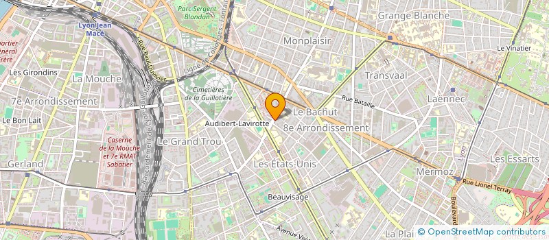 localisation de l'entreprise MADAME OONA RABILLOUD  LYON