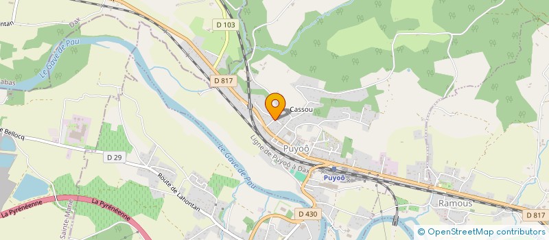 localisation de l'entreprise MADAME OONNA TREILLARD à PUYOO