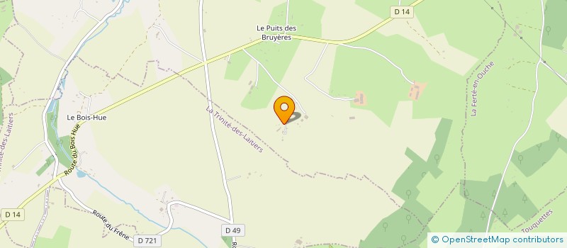localisation de l'entreprise MADAME OPALINE BARRIER-ALLAERT à SAINT-EVROULT-DE-MONTFORT