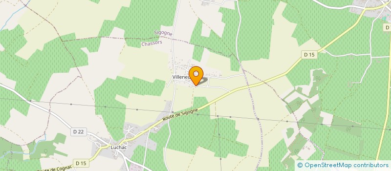 localisation de l'entreprise MADAME OPHELE GUICHAUX  CHASSORS