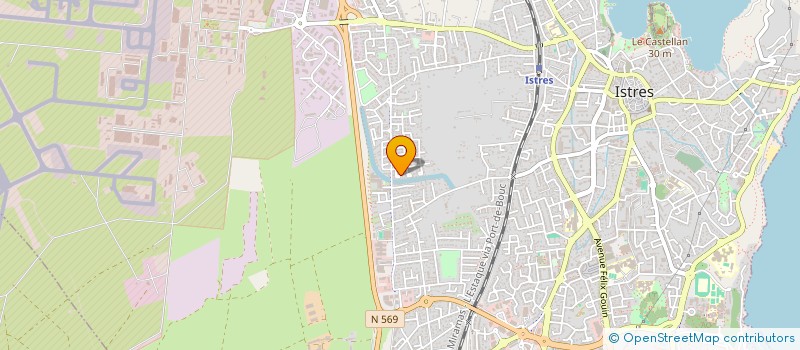 localisation de l'entreprise MADAME OPHELIA CASIER  ISTRES