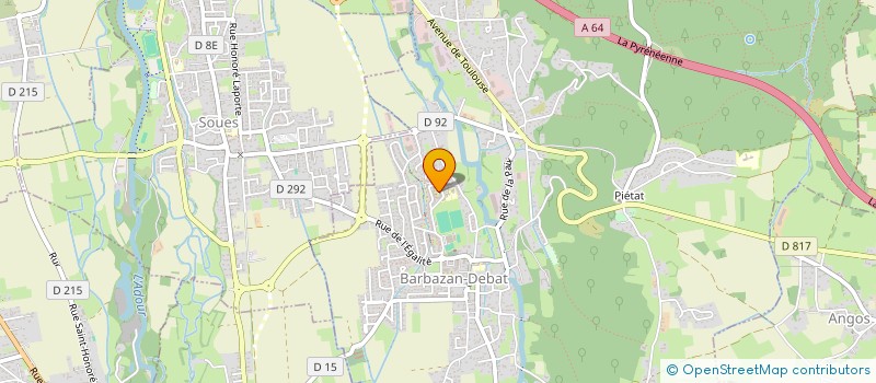 localisation de l'entreprise MADAME OPHELIA CELINE  BARBAZAN-DEBAT