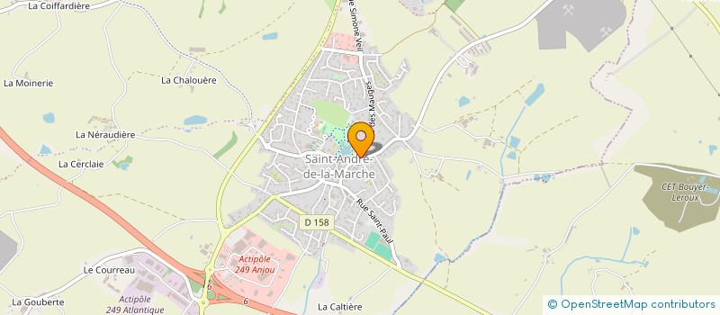 localisation de l'entreprise MADAME OPHELIA CHEVALLIER  BEAUPREAU-EN-MAUGES