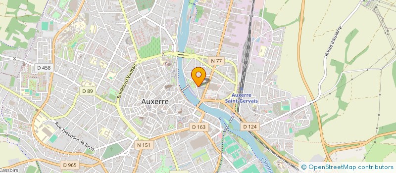 localisation de l'entreprise MADAME OPHELIA FLAUX à AUXERRE