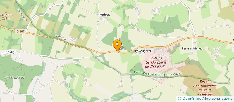 localisation de l'entreprise MADAME OPHELIA LE CALLOCH  DINEAULT