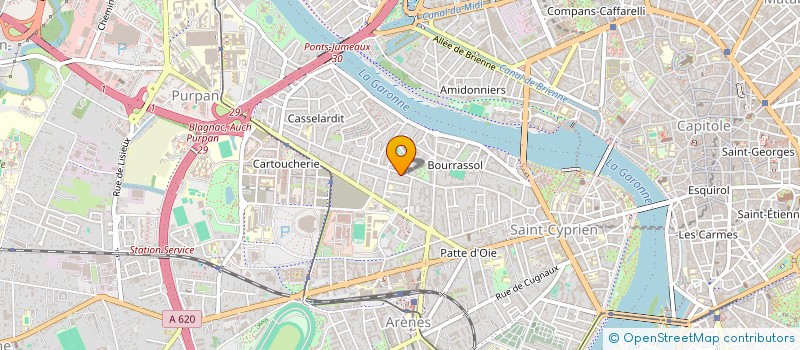 localisation de l'entreprise MADAME OPHELIA LEVALLOIS à TOULOUSE