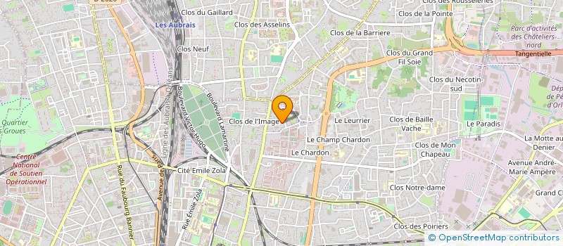 localisation de l'entreprise MADAME OPHELIA PAGNON-SEROMENHO  ORLEANS