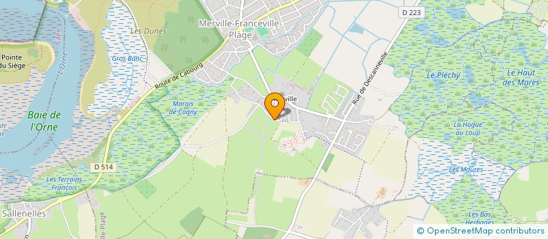 localisation de l'entreprise MADAME OPHELIA PARIS  MERVILLE-FRANCEVILLE-PLAGE