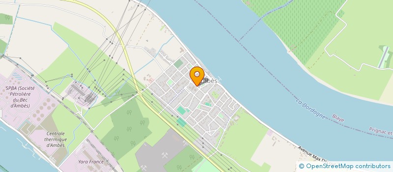 localisation de l'entreprise MADAME OPHELIA WALTER  AMBES