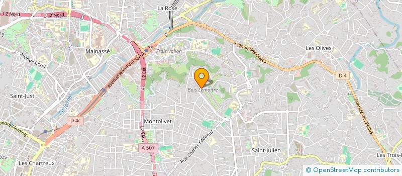 localisation de l'entreprise MADAME OPHELIA YOUSFI à MARSEILLE 12EME