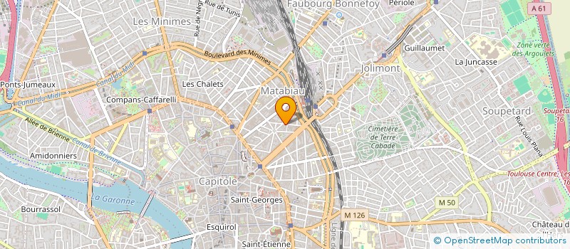 localisation de l'entreprise MADAME OPHELIE ALAUX  TOULOUSE