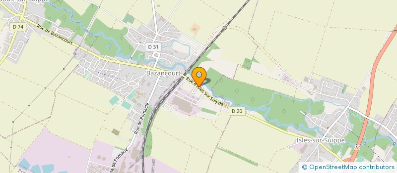 localisation de l'entreprise MADAME OPHELIE ALIPS  BAZANCOURT