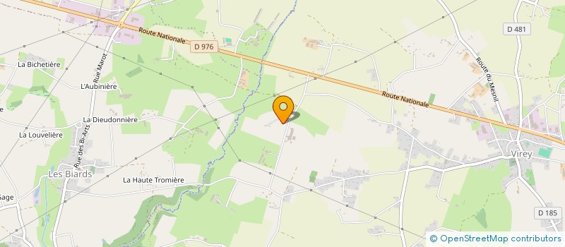 localisation de l'entreprise MADAME OPHELIE ANAIS COSSE  LE MESNILLARD