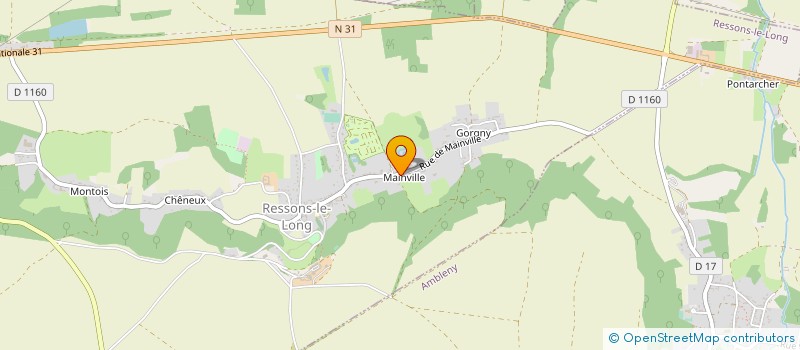 localisation de l'entreprise MADAME OPHELIE ANTIGNAC à RESSONS-LE-LONG