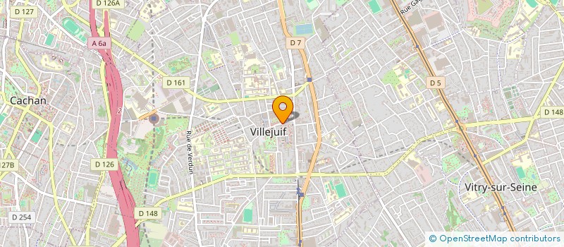 localisation de l'entreprise MADAME OPHELIE ANTOINE-STAVROPOULOS  VILLEJUIF