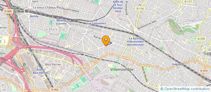 localisation de l'entreprise MADAME OPHELIE APERS  VILLEMOMBLE