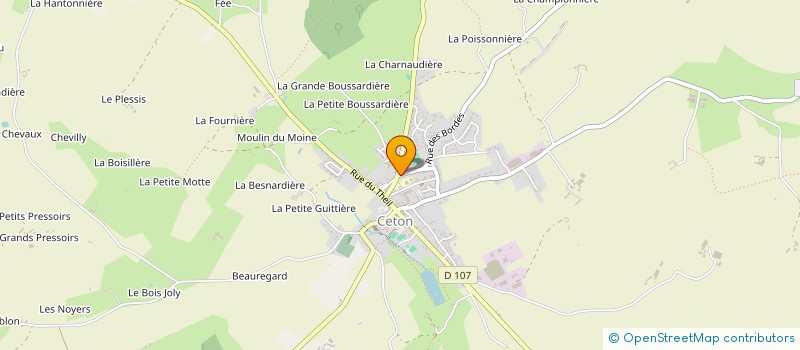 localisation de l'entreprise MADAME OPHELIE ARCHAMBAULT à CETON