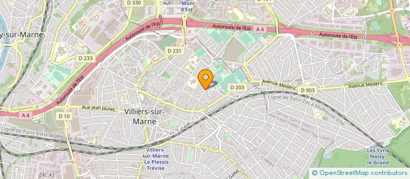 localisation de l'entreprise MADAME OPHELIE ARNOULT à VILLIERS-SUR-MARNE