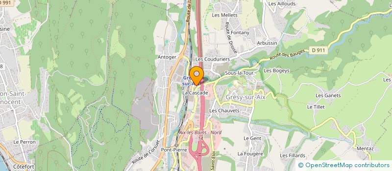 localisation de l'entreprise MADAME OPHELIE ARTAUD  GRESY-SUR-AIX