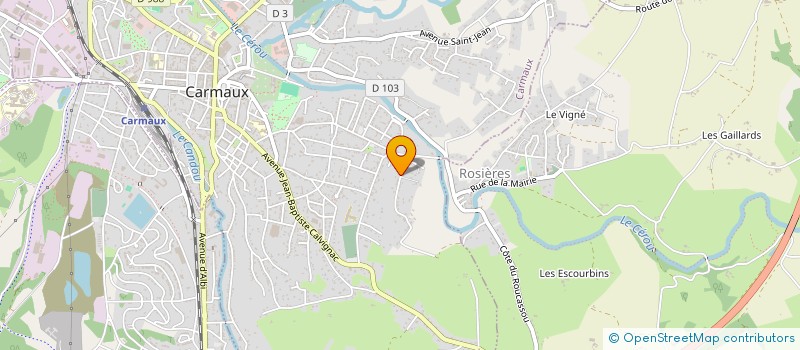 localisation de l'entreprise MADAME OPHELIE AZEMAR  CARMAUX