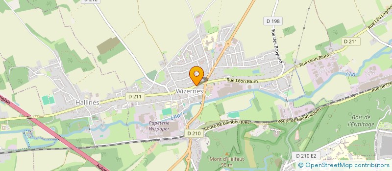 localisation de l'entreprise MADAME OPHELIE BAILLEUL à WIZERNES