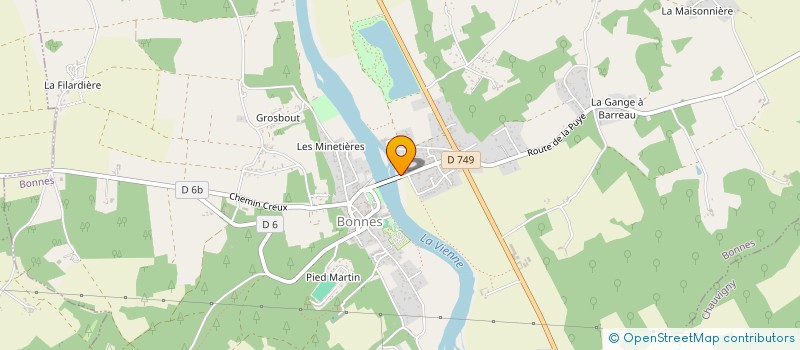 localisation de l'entreprise MADAME OPHELIE BANDRY à BONNES
