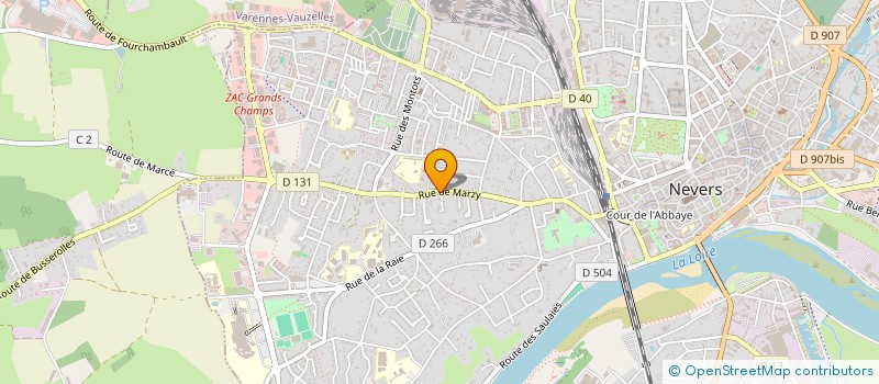 localisation de l'entreprise MADAME OPHELIE BARON à NEVERS