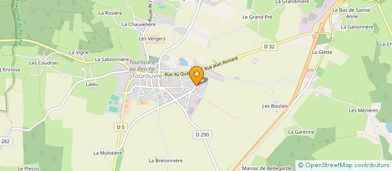 localisation de l'entreprise MADAME OPHELIE BEAUGENDRE à TOUROUVRE AU PERCHE