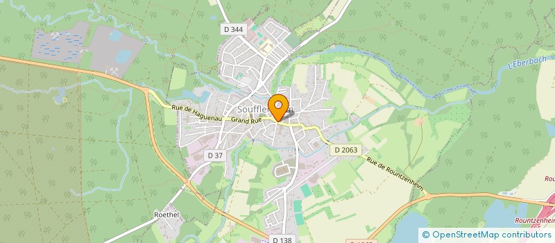 localisation de l'entreprise MADAME OPHELIE BECK à SOUFFLENHEIM