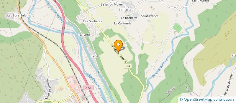 localisation de l'entreprise MADAME OPHELIE BELLAMY à SALIGNAC