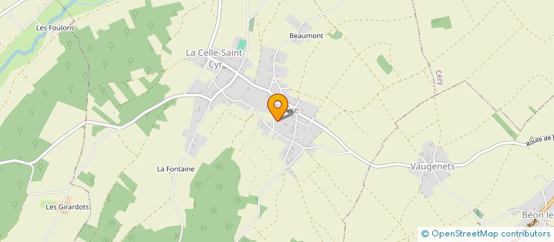 localisation de l'entreprise MADAME OPHELIE BERNARD  LA CELLE-SAINT-CYR