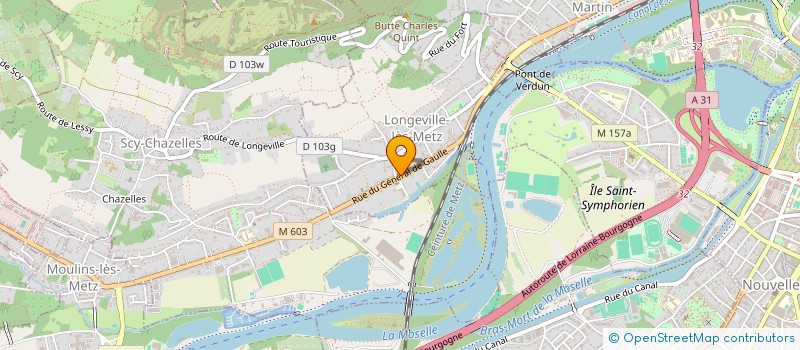 localisation de l'entreprise MADAME OPHELIE BERTHET  LONGEVILLE-LES-METZ