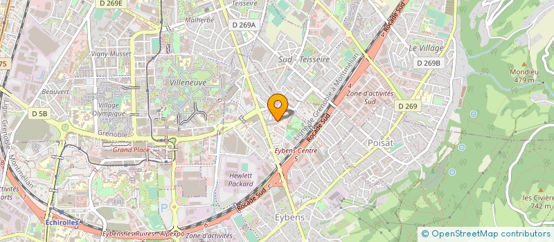 localisation de l'entreprise MADAME OPHELIE BERTHOD  EYBENS