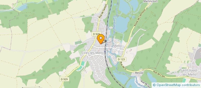 localisation de l'entreprise MADAME OPHELIE BERTON  CIRES-LES-MELLO