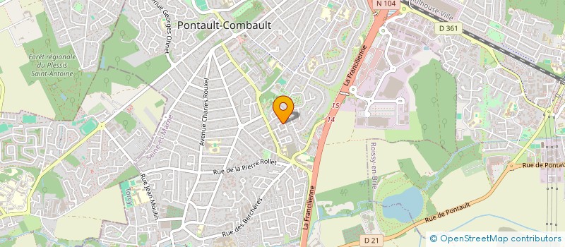 localisation de l'entreprise MADAME OPHELIE BEUREL à PONTAULT-COMBAULT